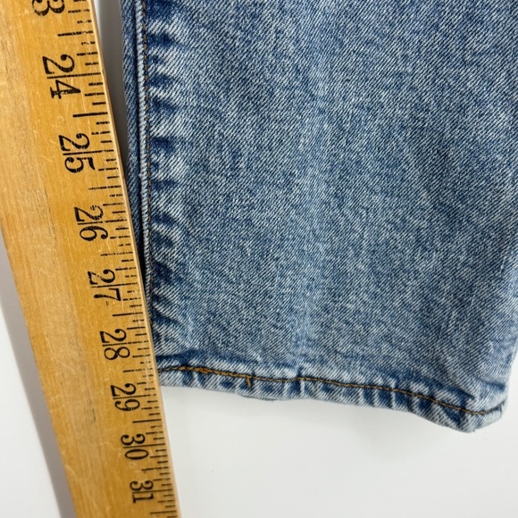 Levi's 512 Mens 33 Waist by 32 Length Slim Taper Jeans Faded Blue Zip Fly Big E - Picture 5 of 11